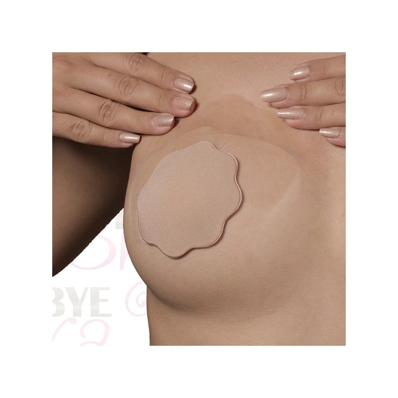 Taśmy do biustu i nakładki materiałowe - Bye Bra Breast Lift & Fabric Nipple Covers Miseczka F-H 3 pary